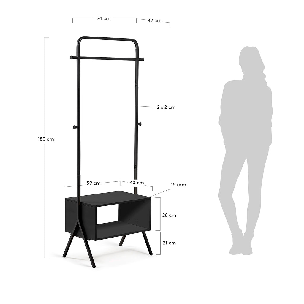 Celsie coat rack 74 x 180 cm