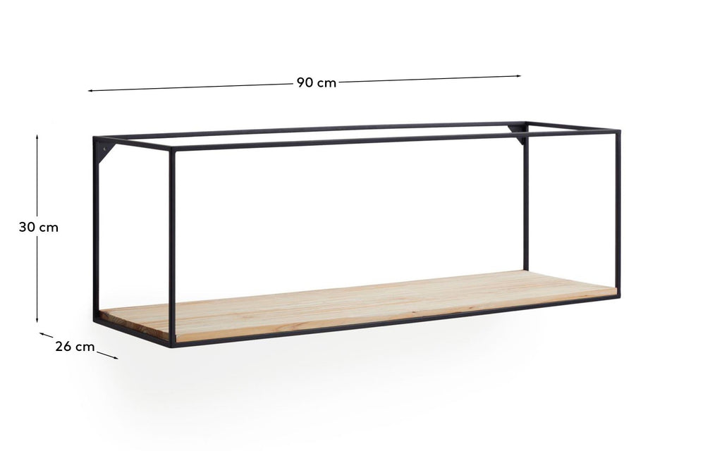 Wall rack Elisha 90 x 30 cm