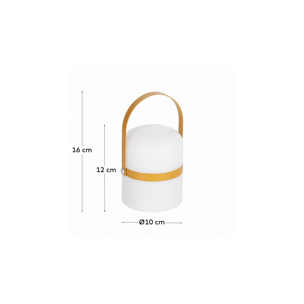 Ridley mustard yellow mini table lamp