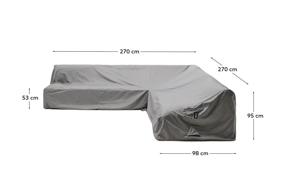 Iria protective cover for 5-seater outdoor corner sofa max. 270 x 270 cm