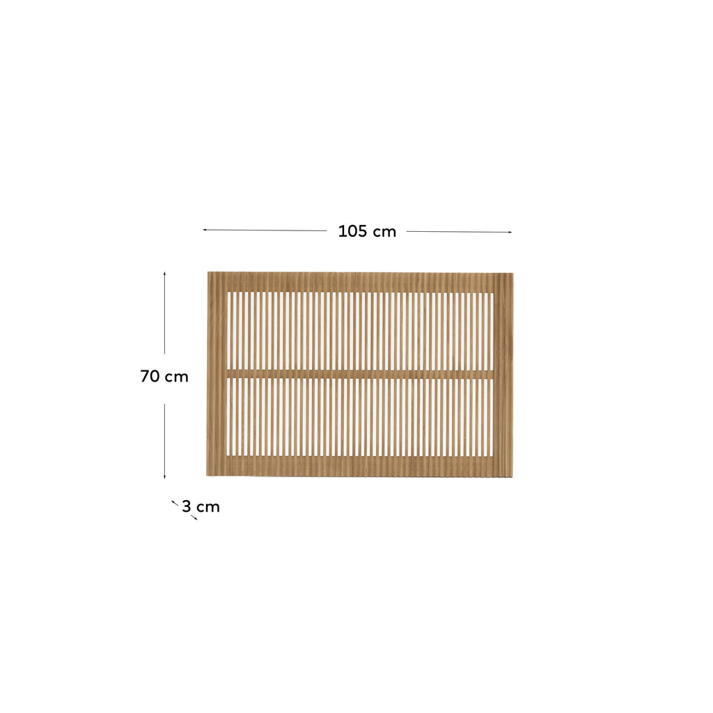 Beyla solid oak wood headboard for 90cm bed FSC 100%