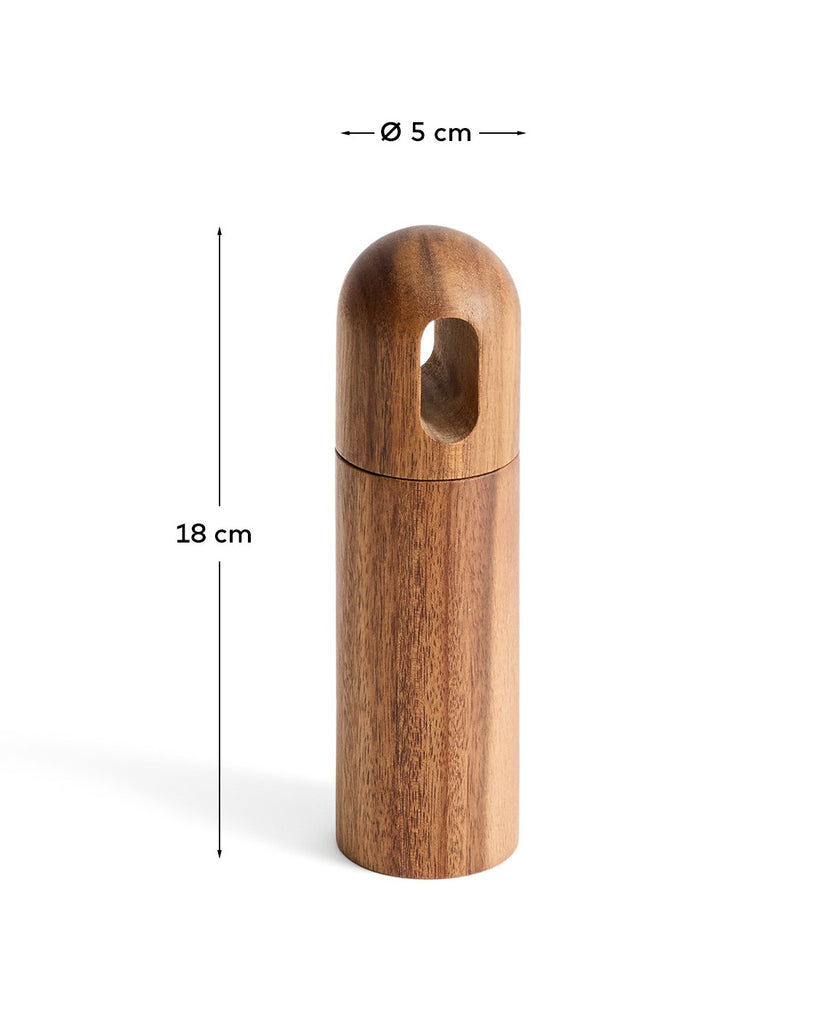 Blera salt and pepper mill in acacia wood 17.8cm FSC 100%