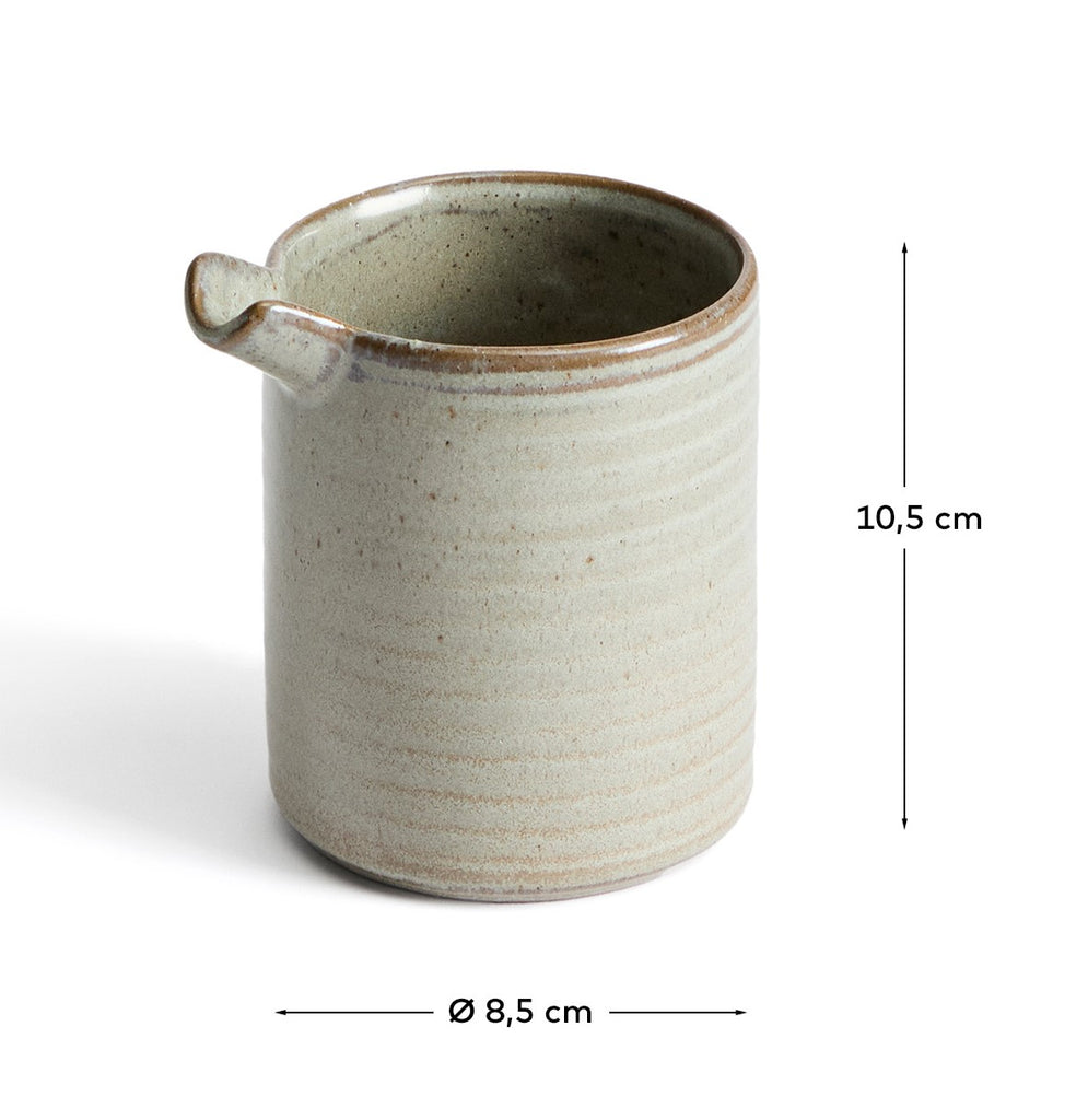Alenia brown ceramic mug