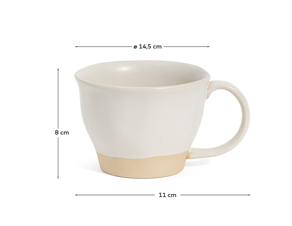 Beige Azir large ceramic mug