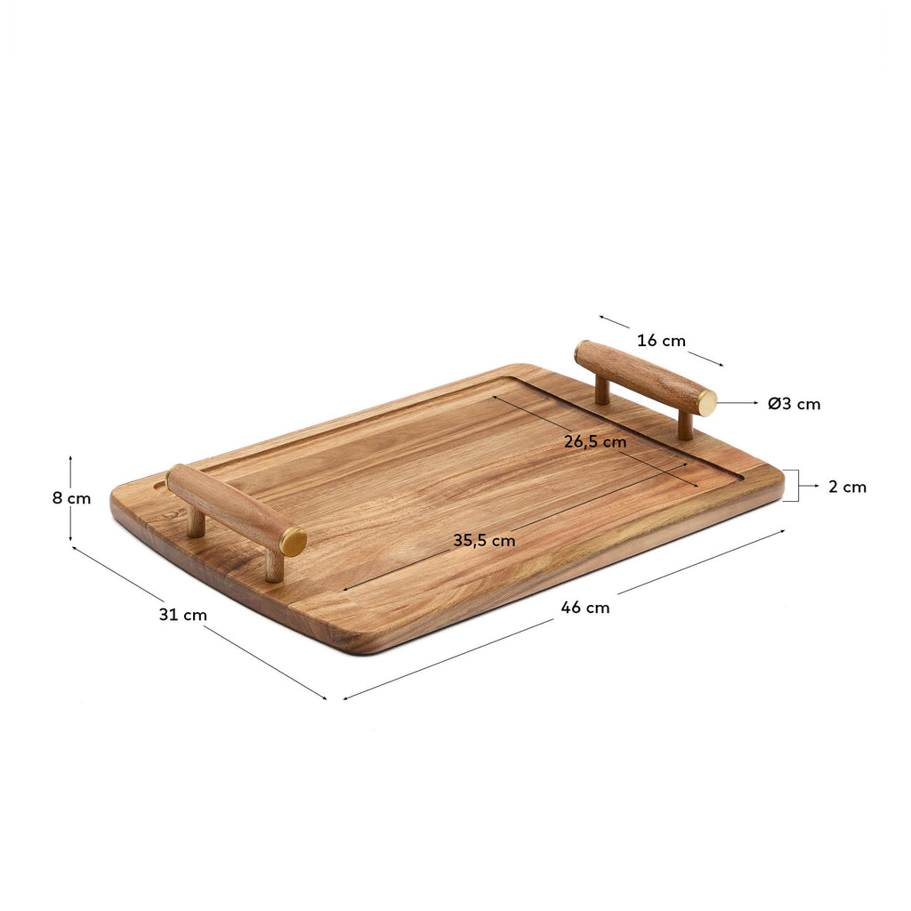 Teppa tray made of acacia wood FSC 100%