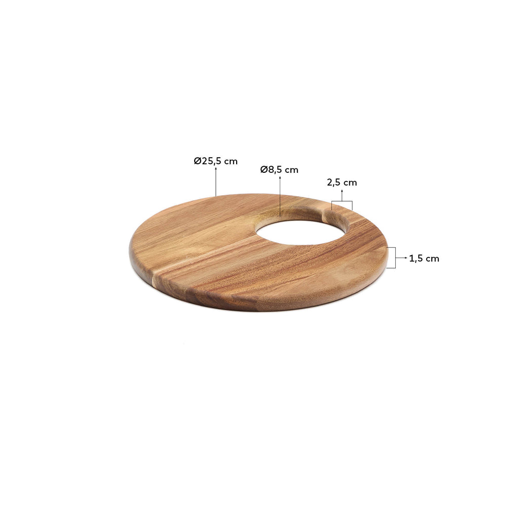 Klot small-sized serving board made of acacia wood FSC 100%