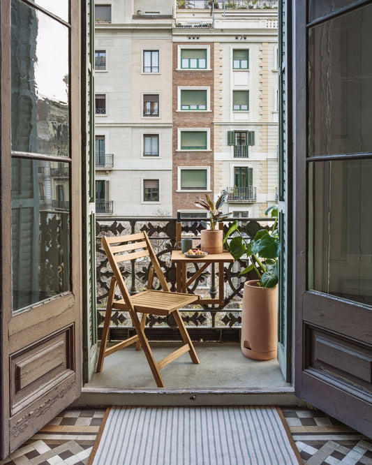 Amarillis folding balcony table made from solid acacia wood, 40 x 42 cm FSC 100%