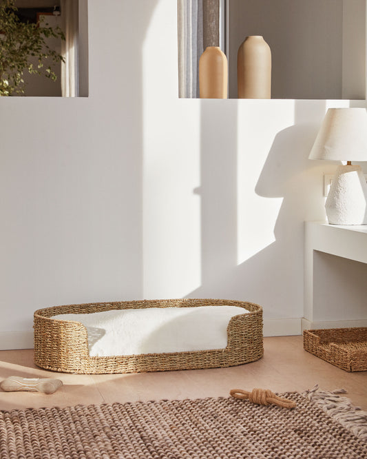 Fliicker bed for pets made from natural fibres Ø 80 x 45 cm