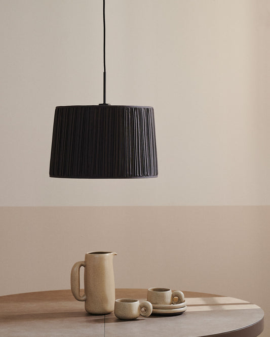 Guash ceiling lamp shade in black, Ø 50 cm