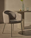 Idaira chair in beige and steel legs in a beige finish, FSC Mix Credit