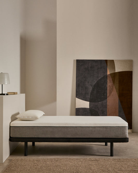 Under base upholstered with 3D fabric for 90 x 190cm mattress