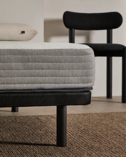 Under base upholstered with 3D fabric for 150 x 190cm mattress