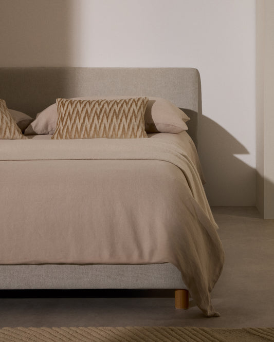 Pearl chenille cover for the Valma headboard for a 160 x 200 cm bed