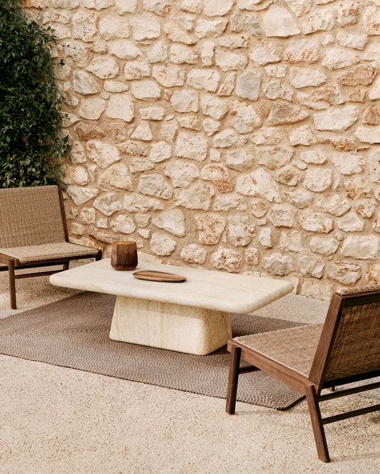Rug Despas in synthetic fibers beige 160 x 230 cm