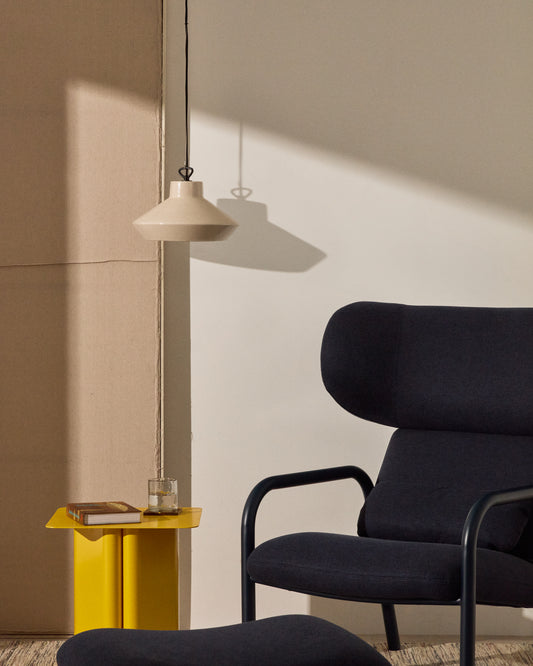 Portol beige ceramic ceiling lamp