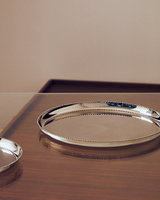 Nirela stainless steel tray Ø 36cm