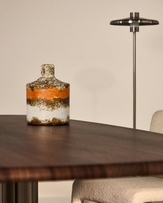 Estin multicolour ceramic vase 25 cm