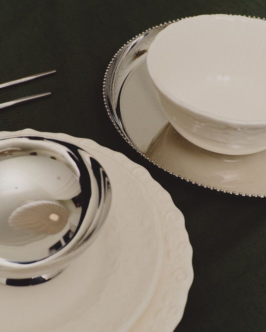 Nirela set of 2 stainless steel bowls