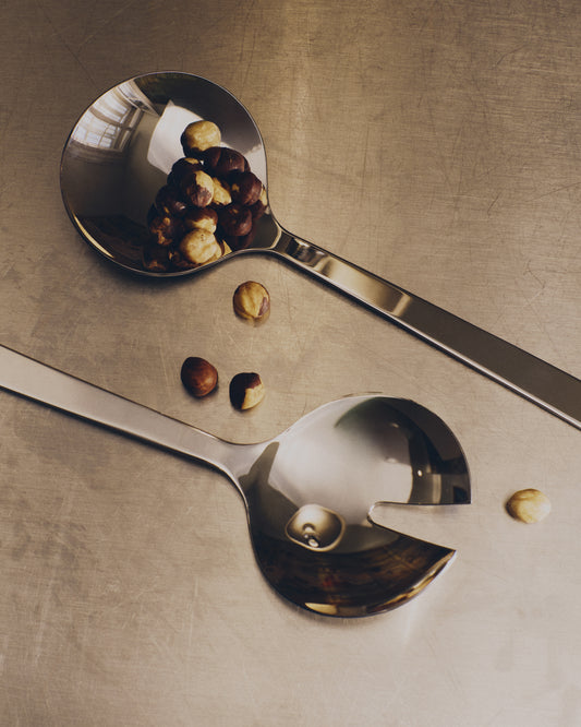 Nirela set of 2 stainless steel kitchen utensils