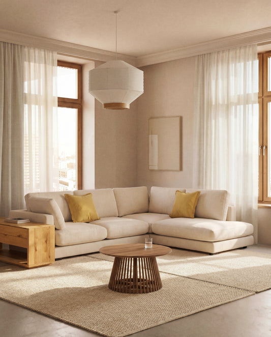 Jeanette Ø 80 cm natural coffee table
