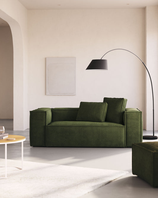 May steel floor lamp with black marble base