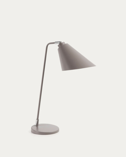 Tipir table lamp in steel with grey finish