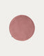 Rimca round velvet chair cushion in pink, 35 cm