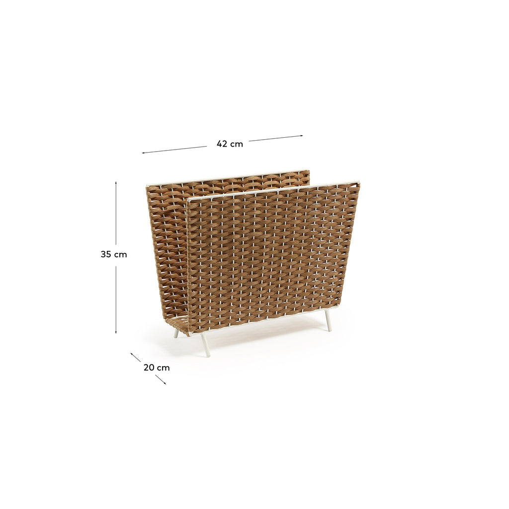 Shibori magazine rack