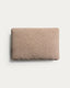 Blok brown chenille cushion 40 x 60cm