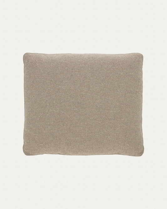 Blok beige chenille cushion 50 x 60cm