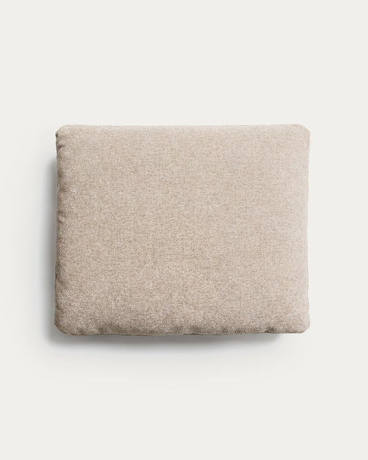 Blok beige chenille cushion 50 x 60cm