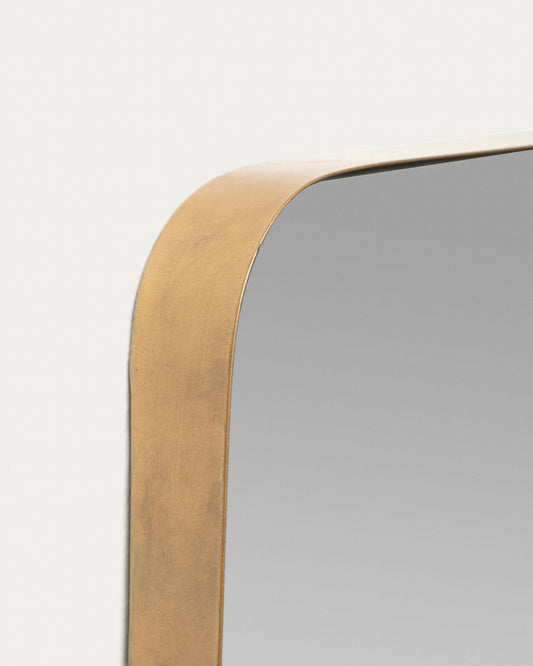 Marco gold metal wall mirror 55 x 150,5 cm
