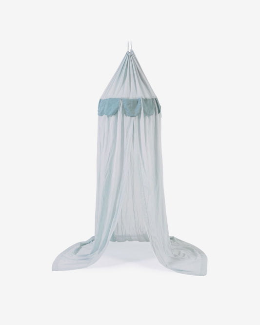 Carelene 100% cotton canopy for kids in blue