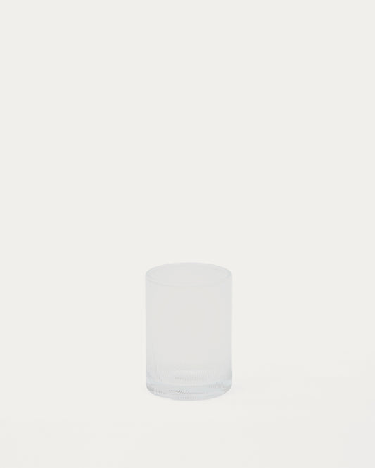 Arlem clear glass toothbrush holder