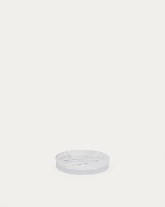 Arlem clear glass soap dish