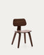 Gena chair in walnut veneer
