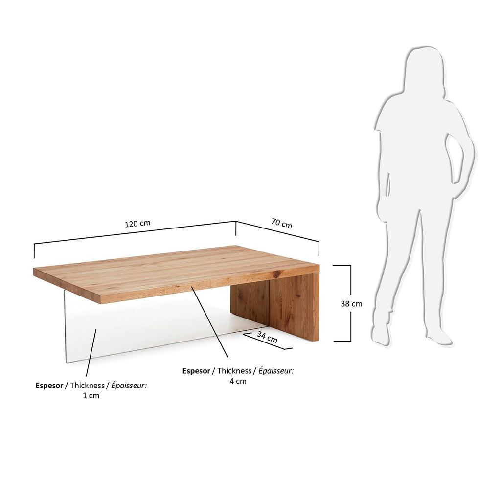 Tulsi coffee table 120 x 70 cm