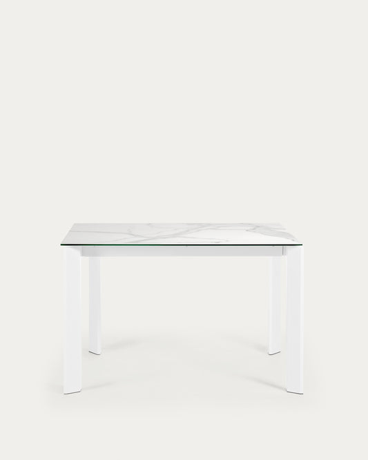 Axis table 120 (180) cm white legs