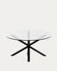 Argo coffee table glass black Ø 82 cm