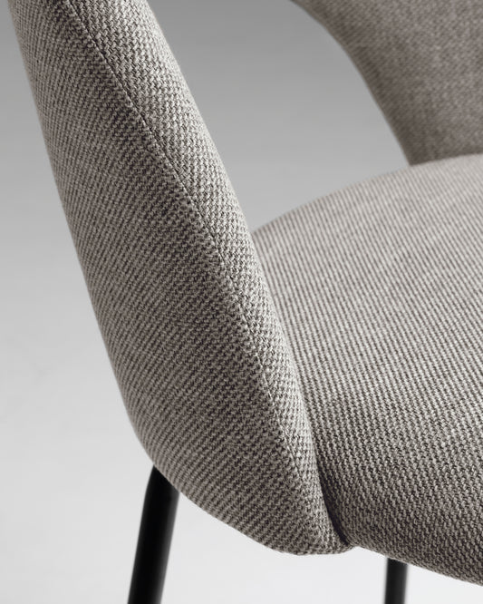 Mahalia light grey stool height 63 cm FSC 100%