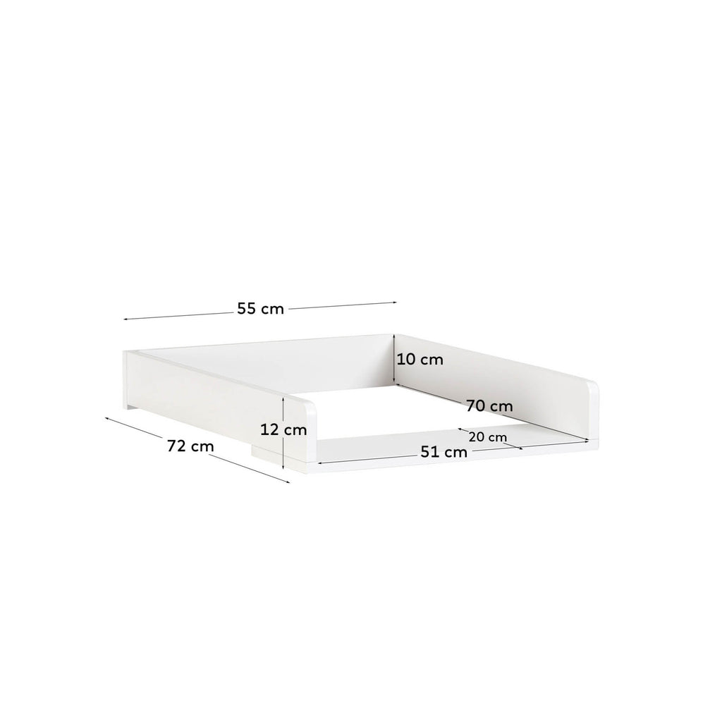 Nunila changing table 72 x 55 cm FSC 100%