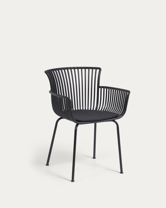 Surpika outdoor chair in black