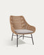 Abeli cord armchair in beige