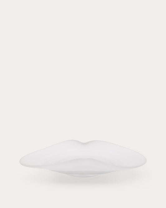 Ondaro frosted glass centrepiece 11cm