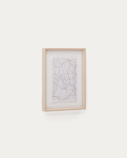 Durkan white picture on recycled paper 30 x 40cm