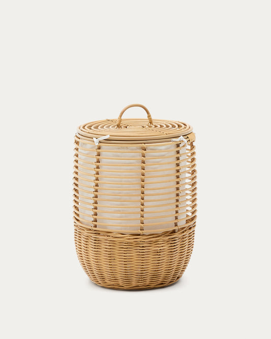 Liora rattan laundry basket 59cm