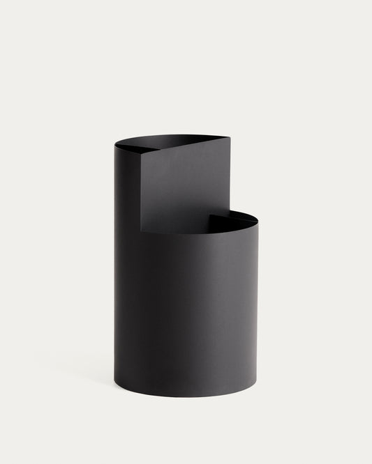 Atin grey metal large umbrella stand