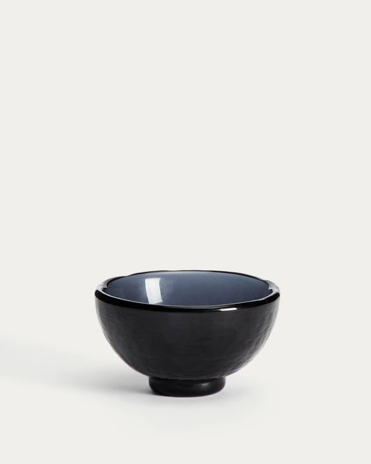 Sileia small bowl made of blue recycled glass