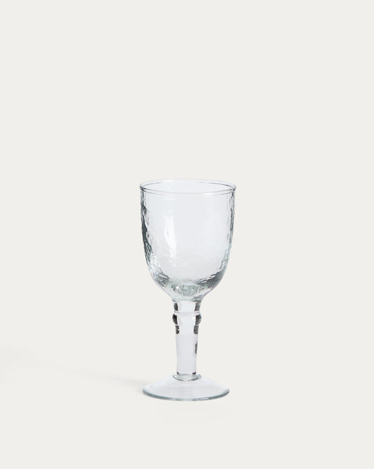 Vinea wine glass made of transparent recycled glass