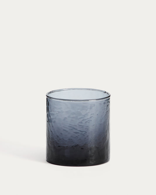 Obila cup made of blue recycled glass